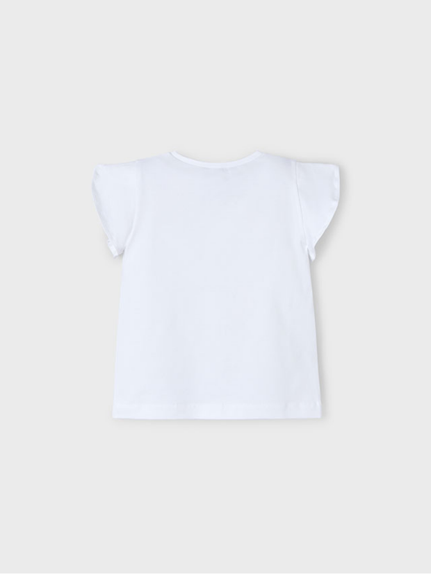 Mayoral Junior Girl Frill Sleeve T-shirt