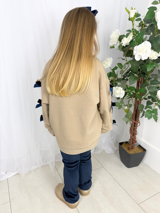 Mayoral Junior Girl Bow Jumper & Legging Set (3Y-8Y)