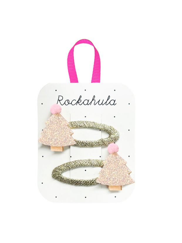 Rockahula Frosted Shimmer Christmas Tree Clips