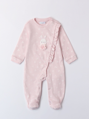 iDo Baby Girl Pink Bunny Babygrow