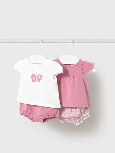 Mayoral Baby Girl Double Shorts Pack - Hibiscus