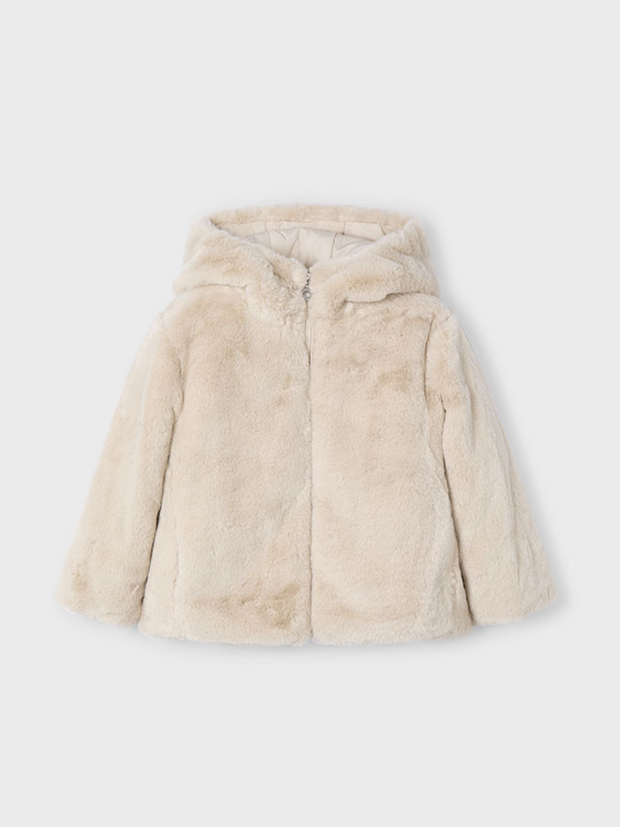 Mayoral Junior Girl Faux Fur Jacket