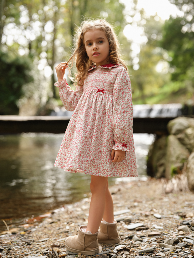 Deolinda Girls 'Sarah' Red Dress (12M-5Y)