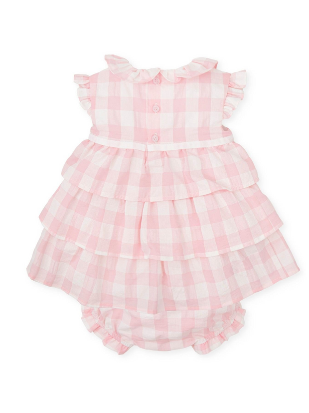 Tutto Piccolo Toddler Girl Check Dress & Bloomers