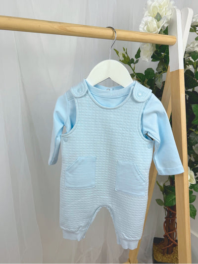 Mintini Boys Blue Top & Dungaree (3M-2Y)