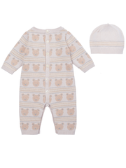 Emile et Rose Harry Teddy Babygrow with Hat