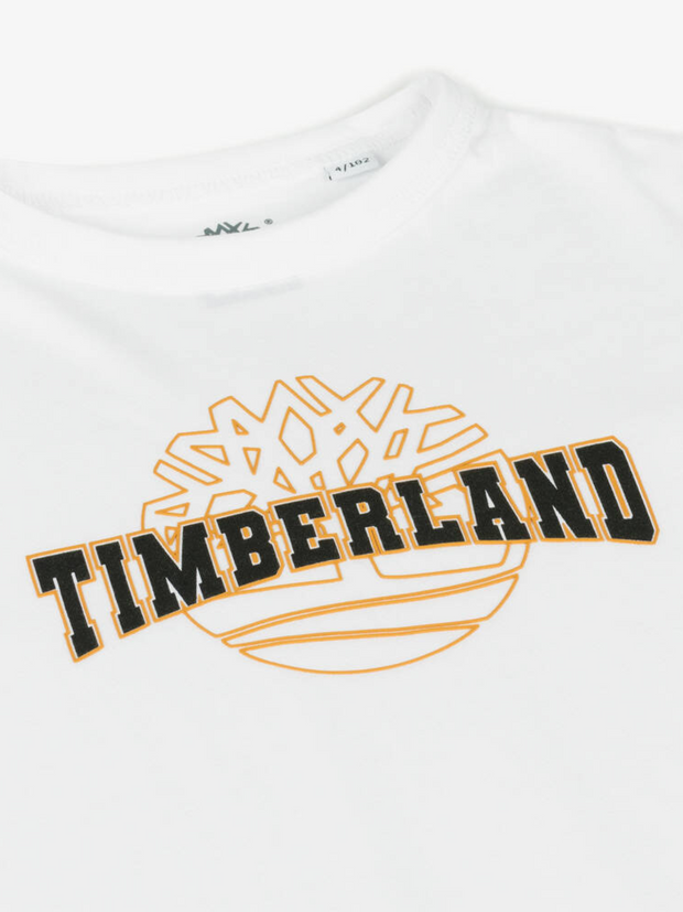 Timberland Boys White Long Sleeve Top