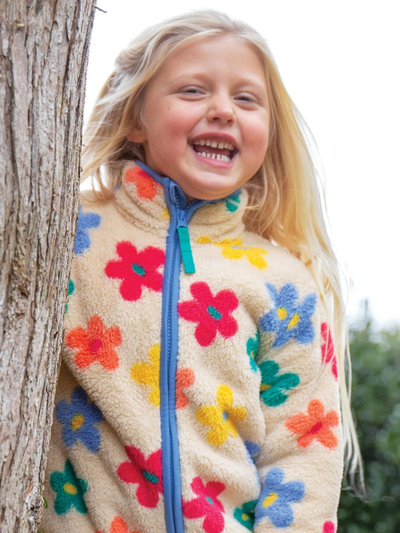 Frugi Organic Cotton Zipped Ted Fleece Jacket