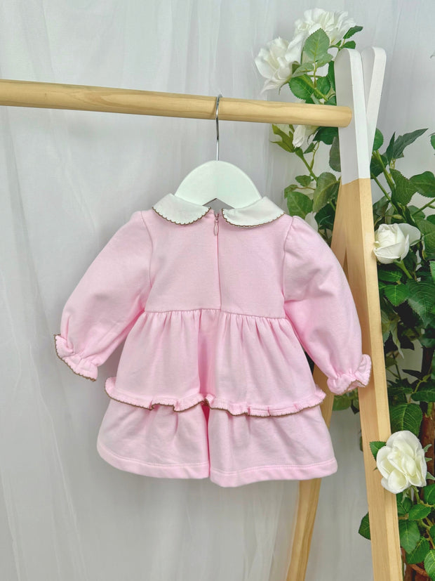 Deolinda Girl 'Teddy' Baby Pink Dress (3M-4Y)