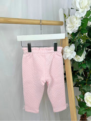 Tutto Piccolo Toddler Girl Pink Padded Jumper & Legging Set (12M-4Y)