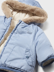 Mayoral Baby Boy Blue Reversible Coat