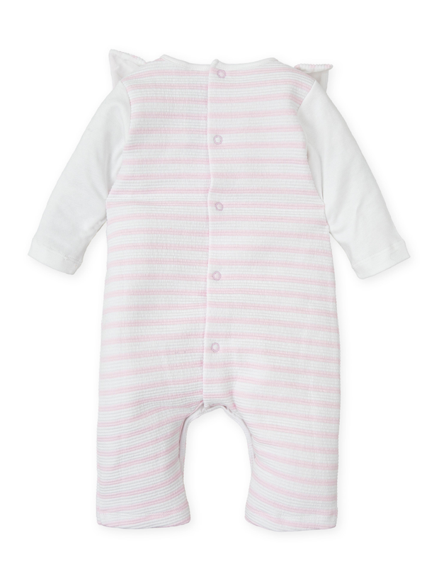 Tutto Piccolo Baby Girl Frill Heart Romper