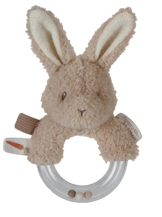 Little Dutch Ring Rattle - Baby Bunny