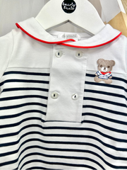 Deolinda Baby Boy 'Marine' Striped Romper