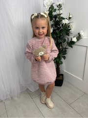 Mayoral Toddler Girl Pink Fur Dress & Bag (12M-4Y)