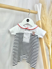 Deolinda Baby Boy 'Marine' Striped Romper