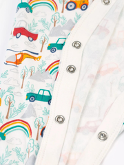 Frugi Lovely Babygrow - Let's Go!