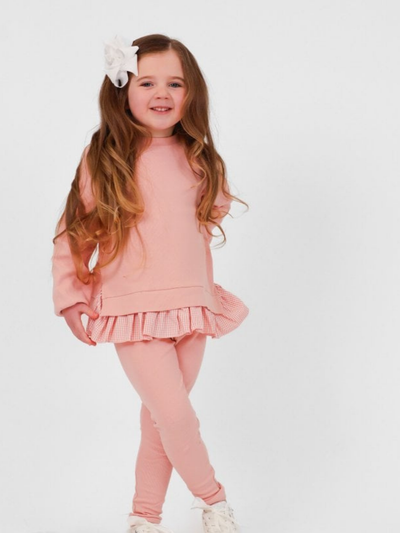 Girls 'Orla' Legging Set (18M - 8Y) - Pink