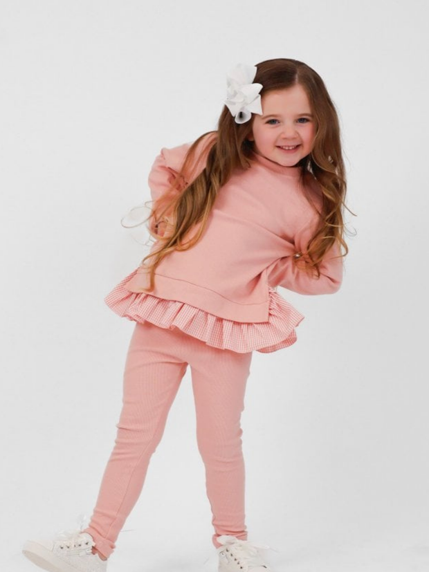 Girls 'Orla' Legging Set (18M - 8Y) - Pink