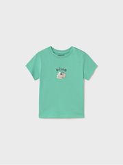 Mayoral Toddler Boy Turquoise Dino T-shirt