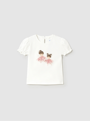 Mayoral Toddler Girl Ballerinas Top - Pink