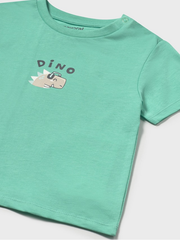 Mayoral Toddler Boy Turquoise Dino T-shirt