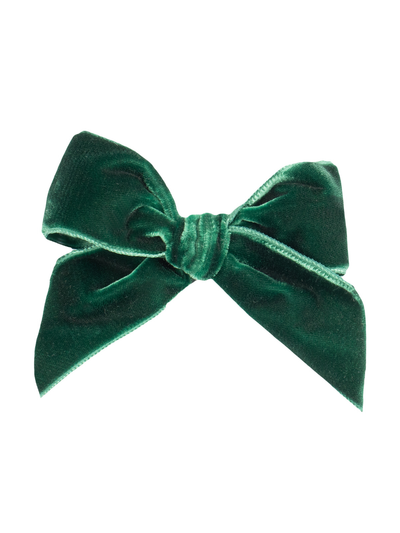 Calamaro Green Velvet Bow