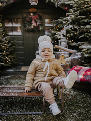 Mayoral Toddler Boy Padded Coat with Fur Hood