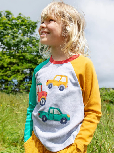 Frugi Organic Cotton Alfie Raglan Top