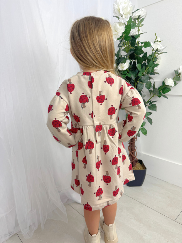 Mayoral Toddler Girl Red Mushroom Dress (12M-4Y)