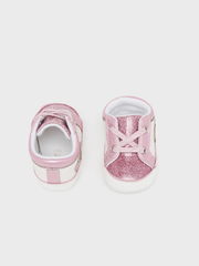 Mayoral Baby Girl Glittery Heart Trainers