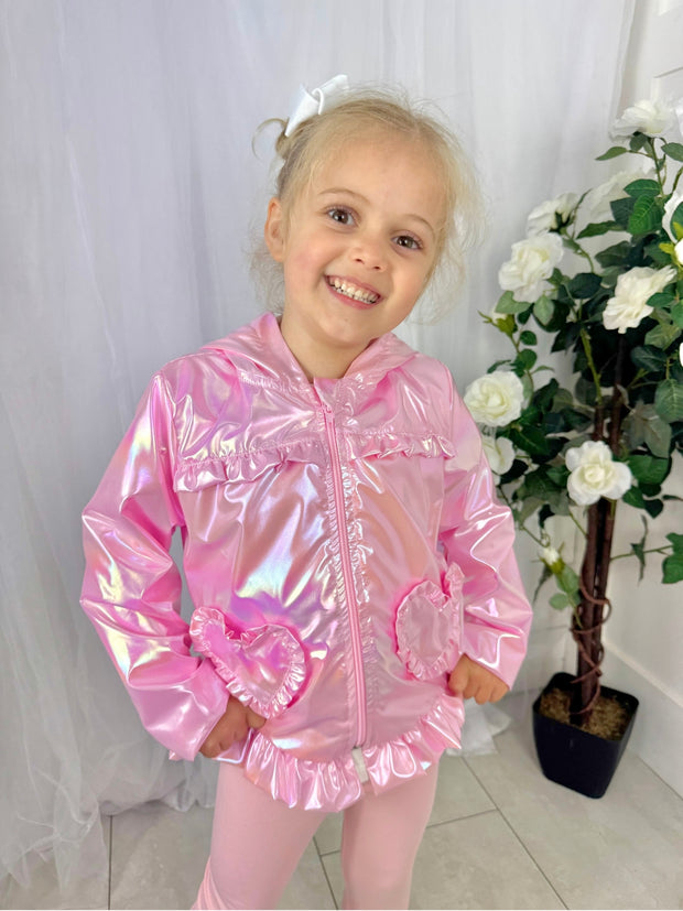 Toddler Girl Pink Raincoat