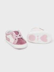 Mayoral Baby Girl Glittery Heart Trainers