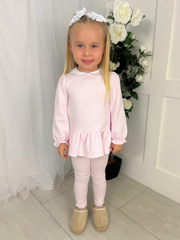 Deolinda Girl Pink Legging Set (6M-4Y)