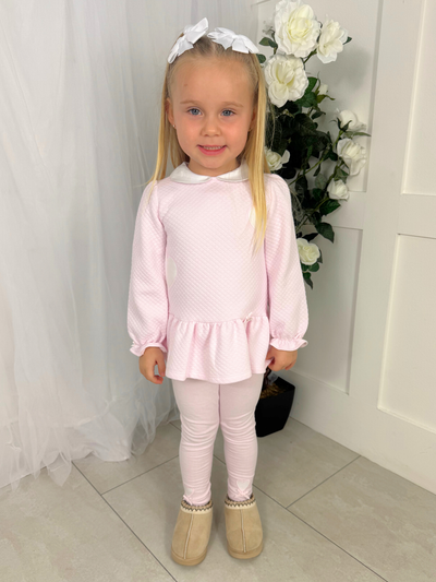 Deolinda Girl Pink Legging Set (6M-4Y)