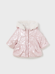 Mayoral Baby Girl Reversible Coat - 2 Colours