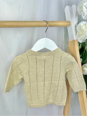 Name It Baby Girl Organic Cotton Rosebud Cardigan - 2 Colours