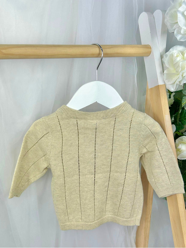 Name It Baby Girl Organic Cotton Rosebud Cardigan - 2 Colours