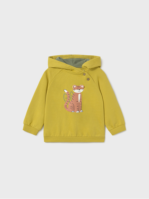 Mayoral Toddler Boy Yellow Tiger Hoodie