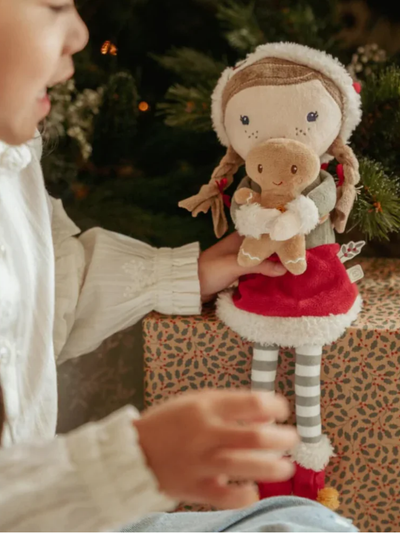 Little Dutch Cuddle Doll Christmas Rosa