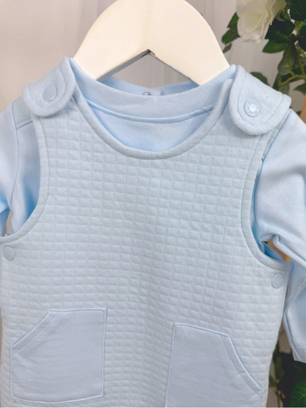 Mintini Boys Blue Top & Dungaree (3M-2Y)