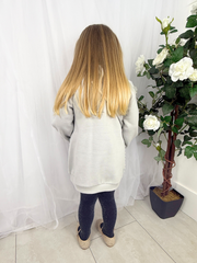 Mayoral Toddler Girl Grey Fur Dress & Bag (12M-4Y)