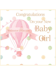 'Baby Girl' Cards - Variations