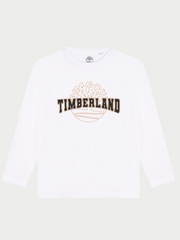 Timberland Boys White Long Sleeve Top