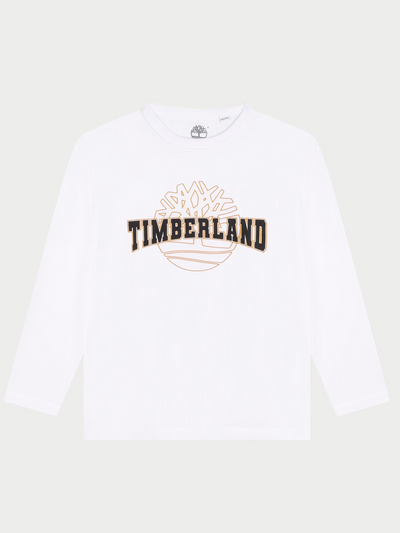 Timberland Boys White Long Sleeve Top