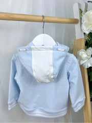 Tutto Piccolo Toddler Boys Blue Striped Outfit Set (12M-3Y)