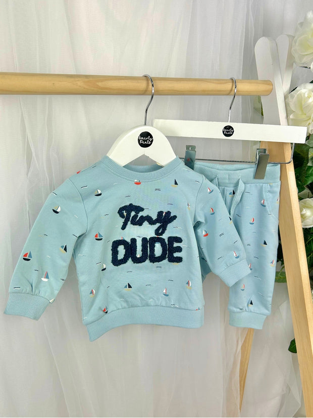 Name It Baby Boy 'Tiny Dude' Tracksuit - 2 Colours