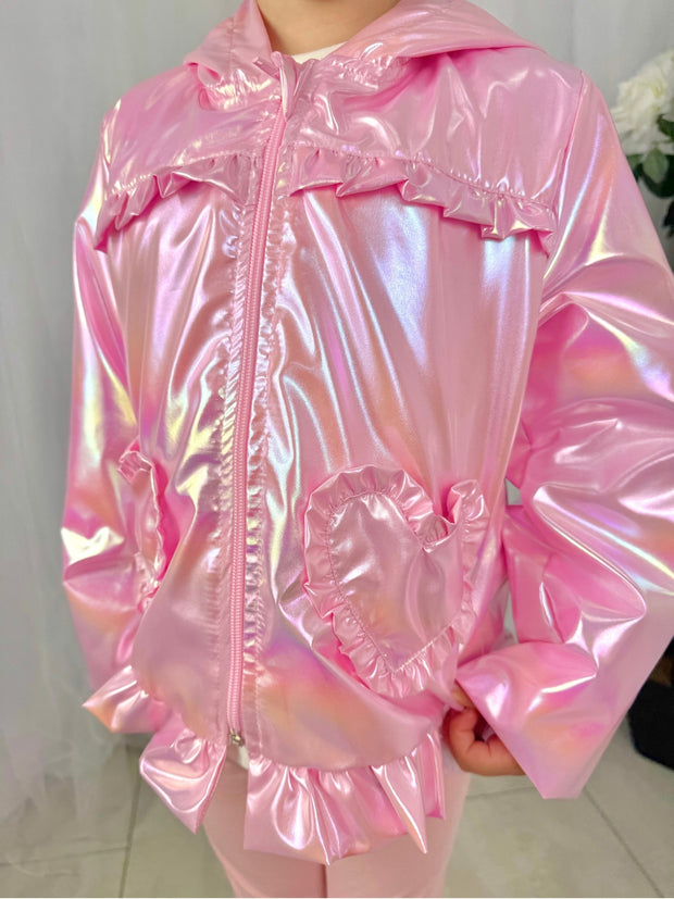 Toddler Girl Pink Raincoat