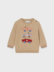 Mayoral Toddler Boy Car Jumper - 2 Colours