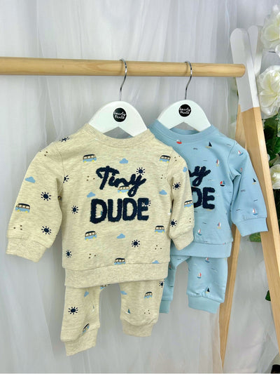 Name It Baby Boy 'Tiny Dude' Tracksuit - 2 Colours